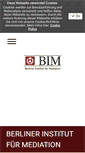 Mobile Screenshot of mediation-bim.de